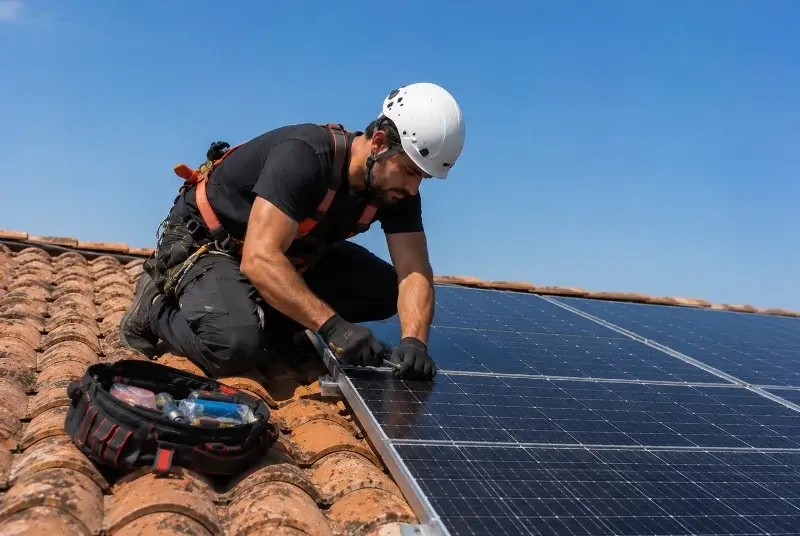 Maintenance et monitoring de panneaux solaires à Allemans