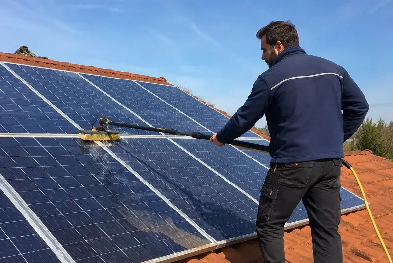 Nettoyage et entretien de panneaux solaires à Allemans